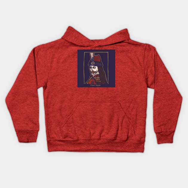 Vlad Tepes Kids Hoodie by JSnipe